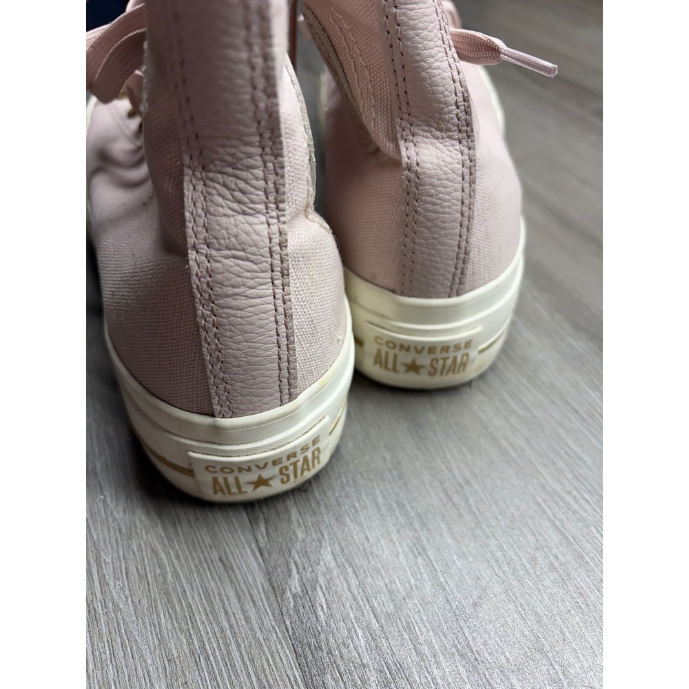 Converse Chuck Taylor All Star Lift Pink Gold Platform High Top A10431C Womens 7 - Picture 6 of 7